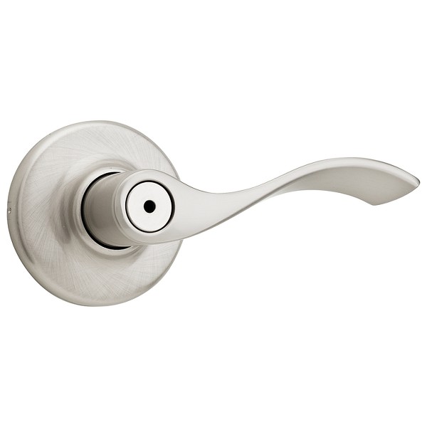 Satin Nickel Balboa Lever - Bed/Bath | Kwikset