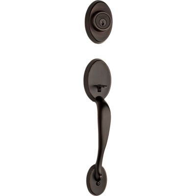 Chelsea Handleset - Deadbolt Keyed Both Sides (Exterior Only) - featuring SmartKey