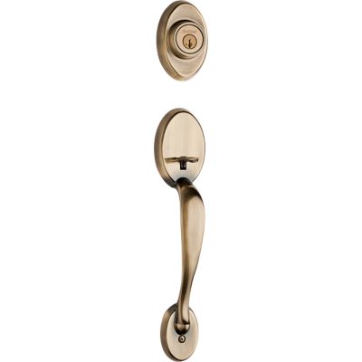 Chelsea Handleset - Deadbolt Keyed Both Sides (Exterior Only) - featuring SmartKey