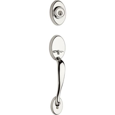 Chelsea Handleset - Deadbolt Keyed One Side (Exterior Only) - featuring SmartKey