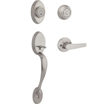 Chelsea Handleset with Delta Lever - Deadbolt Keyed Both Sides - featuring SmartKey