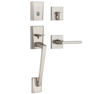 Image for Camino Handleset with Halifax Lever - Deadbolt Keyed One Side - featuring SmartKey