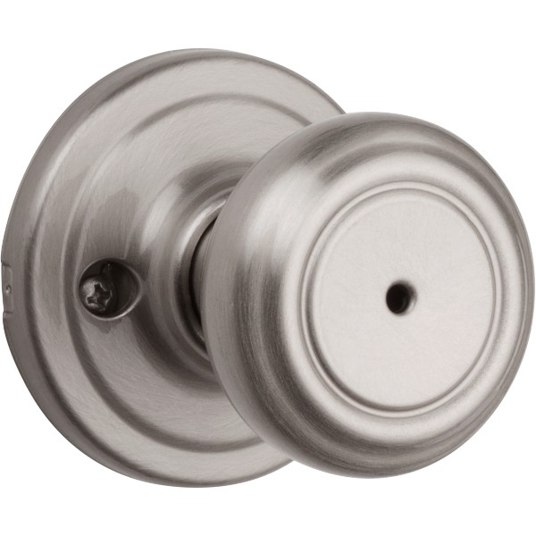 Satin Nickel Cameron Knob Bed Bath Kwikset
