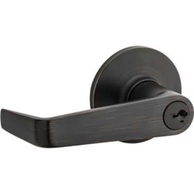 Image for Carson Push Button Lever - Keyed - featuring SmartKey