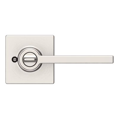 Satin Nickel Casey Lever (Square) - Bed/Bath