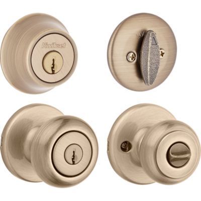 Image for Cove Security Set - Deadbolt Keyed One Side - with Pin & Tumbler
