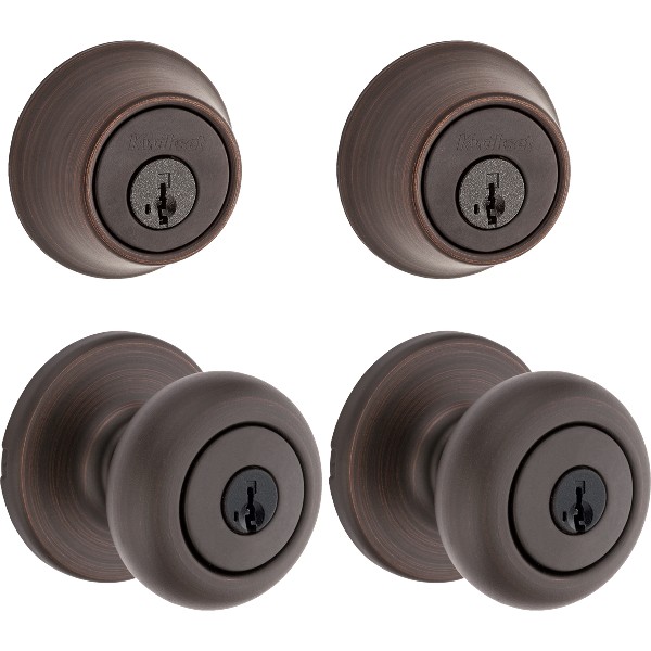 Black\Bronze Details about   Square Single Keyed Outside&Thumb Turn Inside Deadbolt Door Lock 