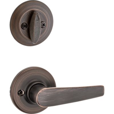 Delta and Deadbolt Interior Pack - Deadbolt Keyed One Side - for Kwikset Series 687 Handlesets