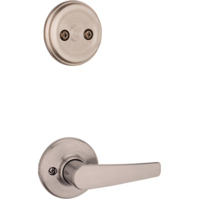 Satin Nickel Shelburne Pull (Exterior Only) | Kwikset