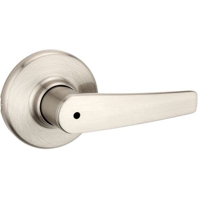 Kwikset Dorian Satin Chrome Dummy Door Lever 488DNL 26D V1 - The Home Depot