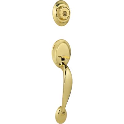 Dakota Handleset - Deadbolt Keyed Both Sides (Exterior Only) - with Pin & Tumbler