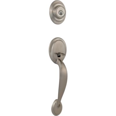 Product Image for Dakota Handleset with Polo Knob - Deadbolt Keyed One Side - with Pin & Tumbler