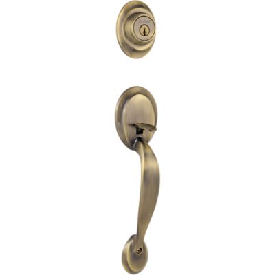 Dakota Handleset with Tylo Knob - Deadbolt Keyed One Side - with Pin & Tumbler