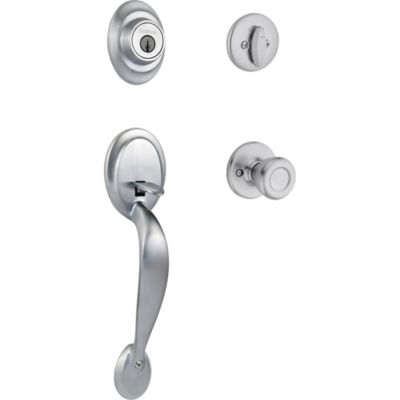 Image for Dakota Handleset with Tylo Knob - Deadbolt Keyed One Side - with Pin & Tumbler