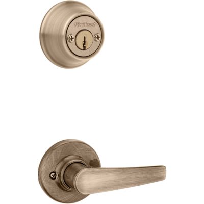 Delta and Deadbolt Interior Pack - Deadbolt Keyed Both Sides - with Pin & Tumbler - for Kwikset Series 689 Handlesets