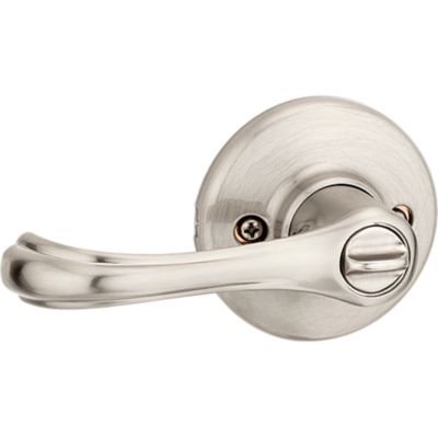 Kwikset® 93001-881 Security Dorian Privacy/Bed/Bath Lever, Satin Nicke –  Toolbox Supply