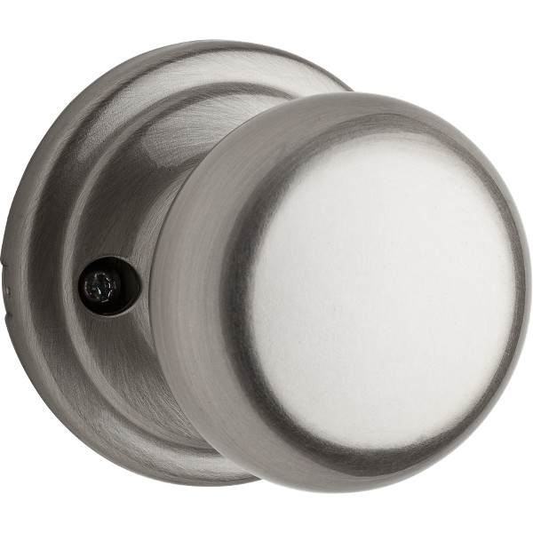 Satin Nickel Hancock Knob - Pull Only | Kwikset