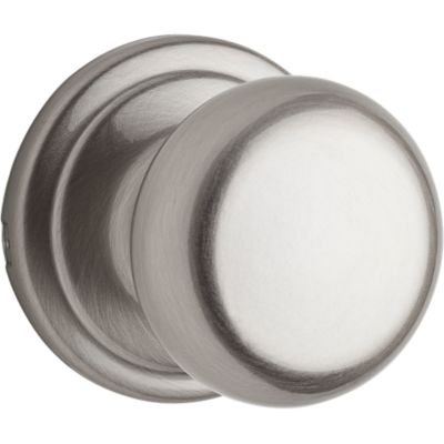 Satin Nickel Juno Knob - Hall/Closet | Kwikset