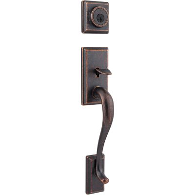 Image for Hawthorne Handleset - Deadbolt Keyed Both Sides (Exterior Only) - featuring SmartKey