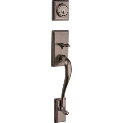 Image for Hawthorne Handleset - Deadbolt Keyed One Side (Exterior Only) - featuring SmartKey