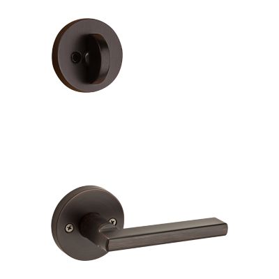 Halifax and Deadbolt Interior Pack (Round) - Deadbolt Keyed One Side - for Signature Series 800 and 814 Handlesets