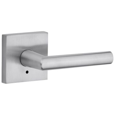 Satin Chrome Halifax Lever (Square) - Bed/Bath