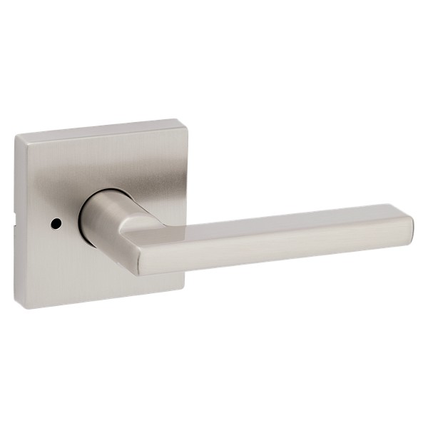 Privacy Lever Handle Door Lock – Satin/Brushed Nickel Finish For Bedroom Or Bathroom 5 thumbnail image