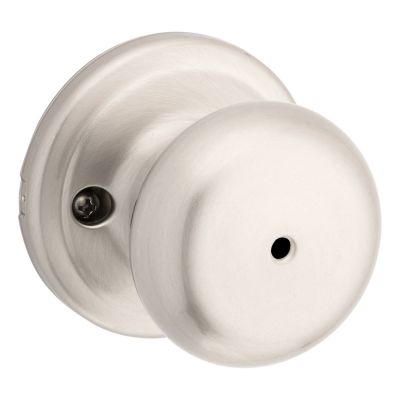 Satin Nickel Juno Knob - Bed/Bath | Kwikset