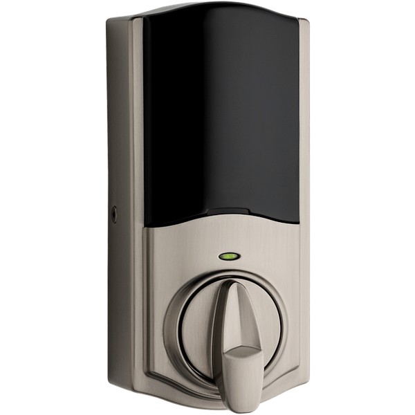 Satin Nickel Kevo Convert Smart Lock Conversion Kit | Kwikset