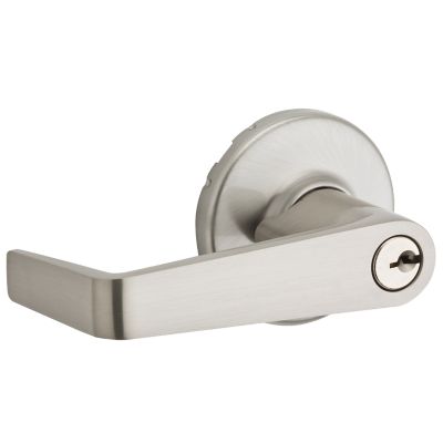 Olympic Stainless Steel Keyed Entry Door Lever