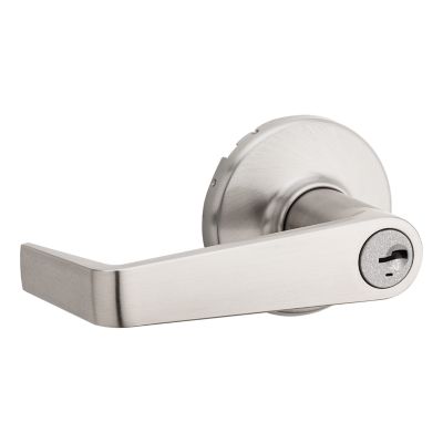 Olympic Stainless Steel Keyed Entry Door Lever