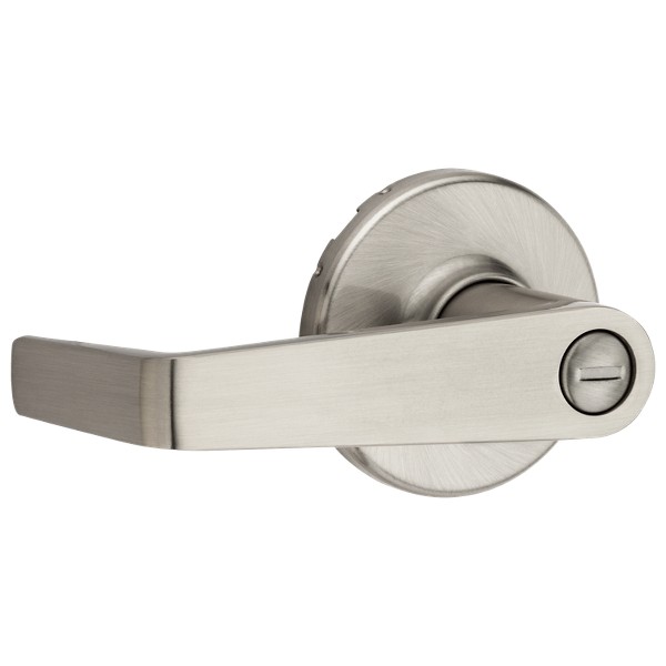 Kwikset Kingston Push Button Lever - Bed/Bath 공식 제품 이미지