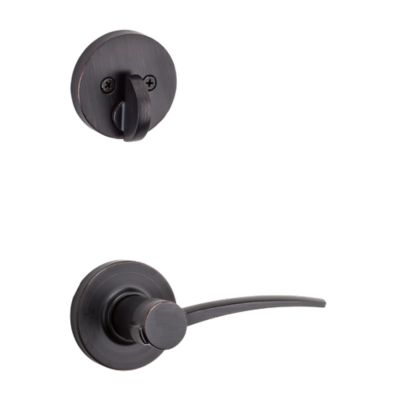 Image for Katara and Deadbolt Interior Pack - Left Handed (Round) - Deadbolt Keyed One Side - for Signature Series 814 and 818 Handlesets