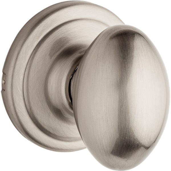 Satin Nickel Laurel Knob - Hall/Closet