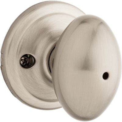 Satin Nickel Polo Knob - Bed/Bath | Kwikset