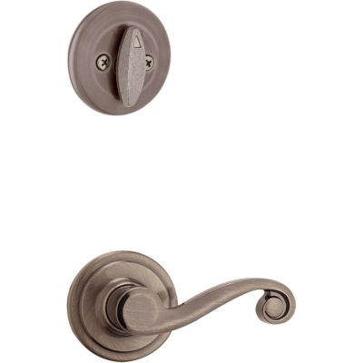 Image for Lido and Deadbolt Interior Pack - Left Handed - Deadbolt Keyed One Side - for Kwikset Series 687 Handlesets