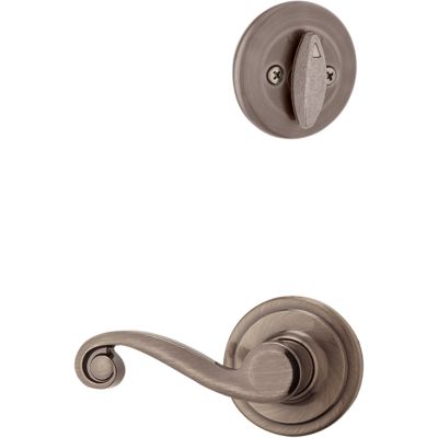 Product Image for Lido and Deadbolt Interior Pack - Right Handed - Deadbolt Keyed One Side - for Kwikset Series 687 Handlesets