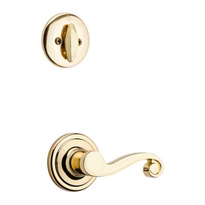 Image for Lido and Deadbolt Interior Pack - Left Handed - Deadbolt Keyed One Side - for Kwikset Series 687 Handlesets