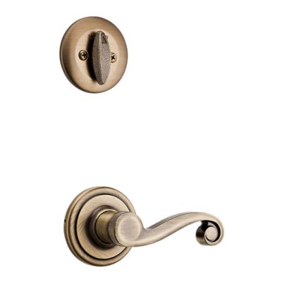 Product Image for Lido and Deadbolt Interior Pack - Right Handed - Deadbolt Keyed One Side - for Kwikset Series 687 Handlesets