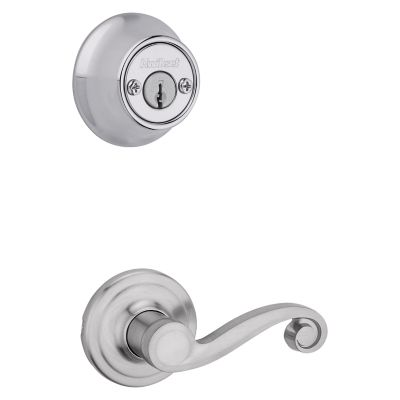 Product Image for Lido and Deadbolt Interior Pack - Left Handed - Deadbolt Keyed Both Sides - with Pin & Tumbler - for Kwikset Series 689 Handlesets