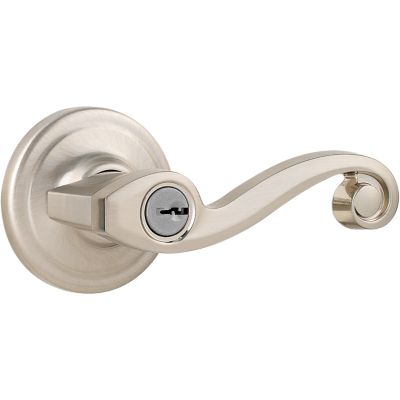 Kwikset® 94050-547 Security Dorian Keyed Entry Lever, Polished Brass –  Toolbox Supply