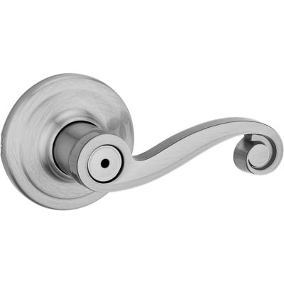 Satin Nickel Dorian Lever - Bed/Bath | Kwikset