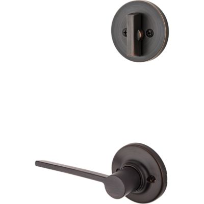 Product Image for Ladera and Deadbolt Interior Pack - Right Handed - Deadbolt Keyed One Side - for Kwikset Series 687 Handlesets