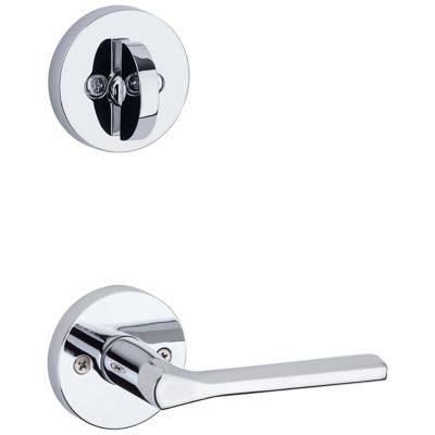 Lisbon and Deadbolt Interior Pack (Round) - Deadbolt Keyed One Side - for Signature Series 800 and 814 Handlesets