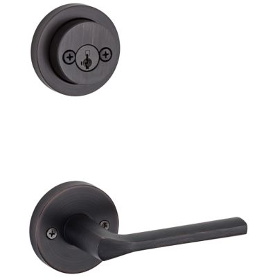 Lisbon and Deadbolt Interior Pack (Round) - Deadbolt Keyed Both Sides - featuring SmartKey - for Signature Series 801 Handlesets