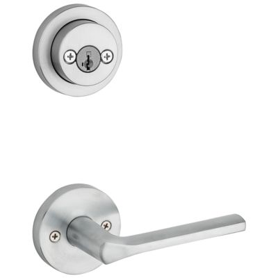 Image for Lisbon and Deadbolt Interior Pack (Round) - Deadbolt Keyed Both Sides - featuring SmartKey - for Signature Series 801 Handlesets