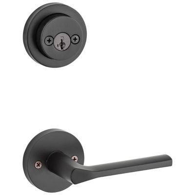 Lisbon and Deadbolt Interior Pack (Round) - Deadbolt Keyed Both Sides - featuring SmartKey - for Signature Series 801 Handlesets