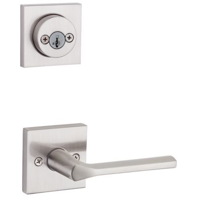 Lisbon and Deadbolt Interior Pack (Square) - Deadbolt Keyed Both Sides - featuring SmartKey - for Signature Series 801 Handlesets