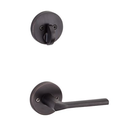 Image for Lisbon and Deadbolt Interior Pack (Round) - Deadbolt Keyed One Side - for Signature Series 814 and 818 Handlesets