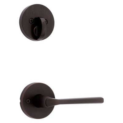 Lisbon and Deadbolt Interior Pack (Round) - Deadbolt Keyed One Side - for Signature Series 814 and 818 Handlesets